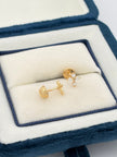 Topos cruz circones  Oro amarillo 18k 0,65 Gr / 5 mm
