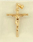 Dije cruz cristo Oro amarillo 18k 3,0 Gr / 4,6 Cm
