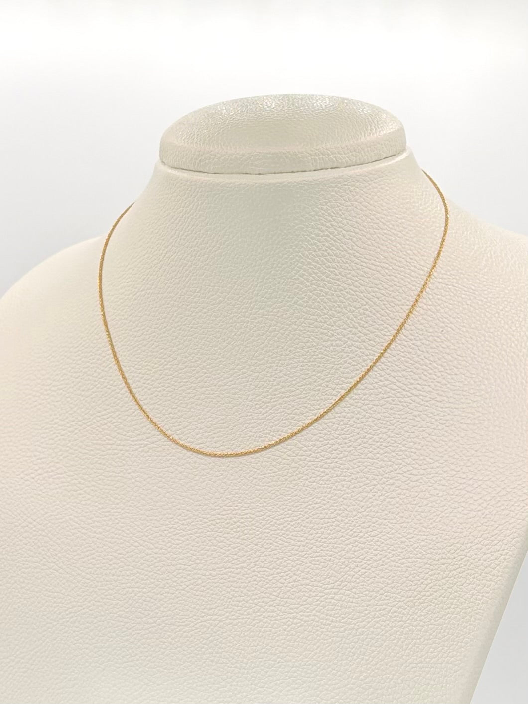 Cadena It espiga Oro amarillo 18k 2,56 Gr / 1,0 mm / 40 Cm