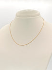 Cadena It espiga Oro amarillo 18k 2,56 Gr / 1,0 mm / 40 Cm