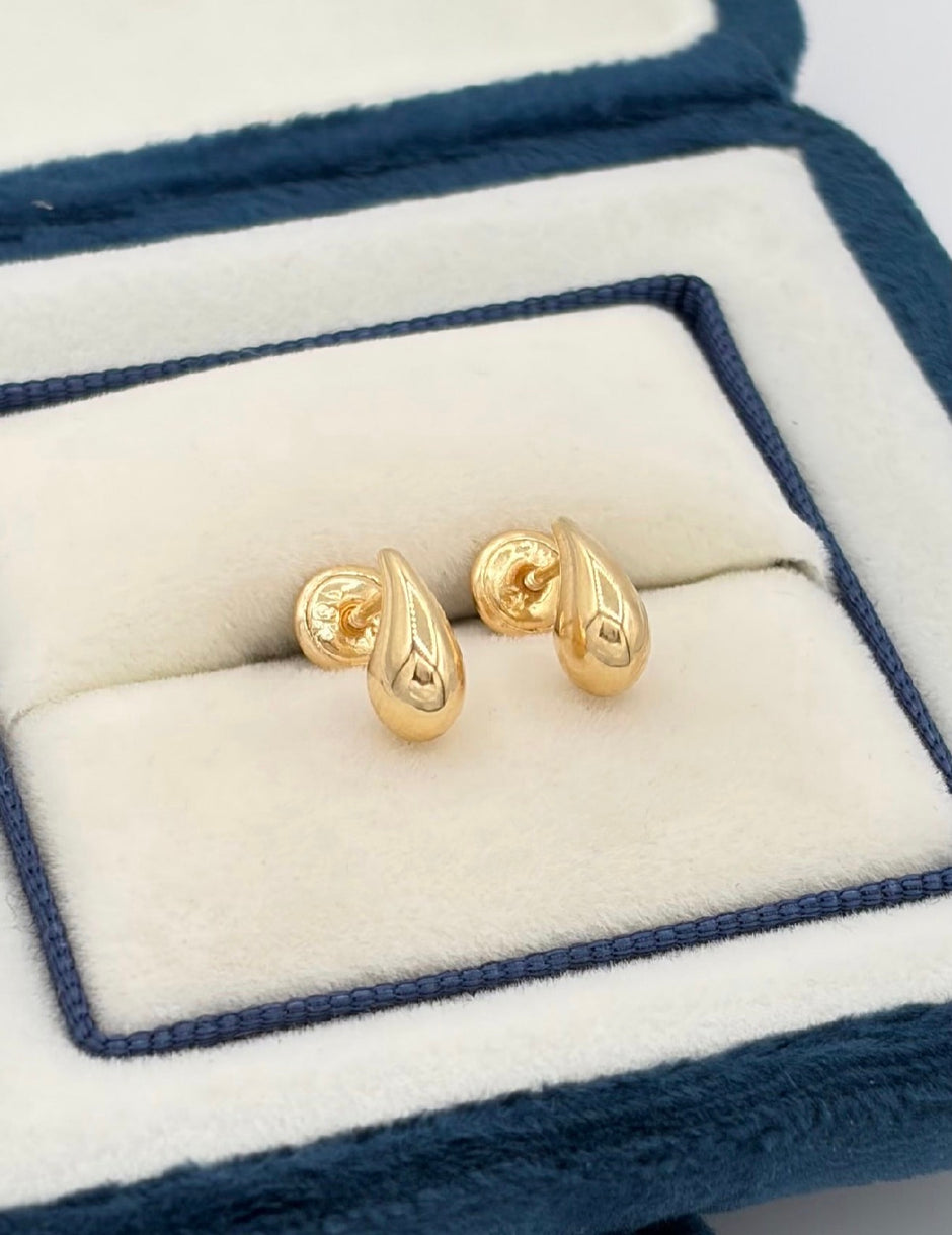 Topos gota Oro amarillo 18k 0,81 Gr / 5 mm