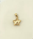 Dije Estrella  Oro amarillo 18k 0,62 Gr / 1 Cm