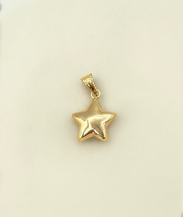 Dije Estrella  Oro amarillo 18k 0,62 Gr / 1 Cm