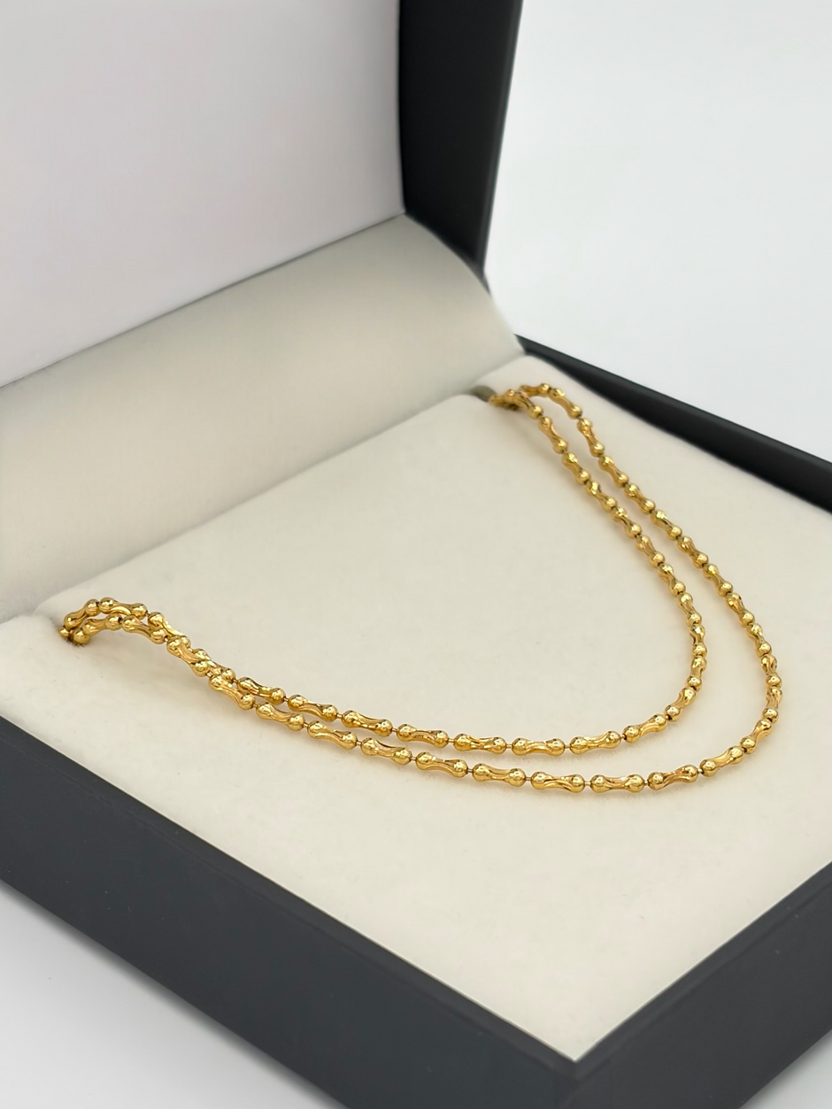 Cadena It Barriles Oro amarillo 18k 6,83 Gr / 2,0 mm / 45 Cm