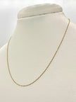 Cadena It singapur  Oro amarillo 18k +1 / 1,0 Gr / 1,0 mm / 45 Cm