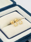 Topos osito hueco Oro amarillo 18k 0,78 Gr / 6 mm