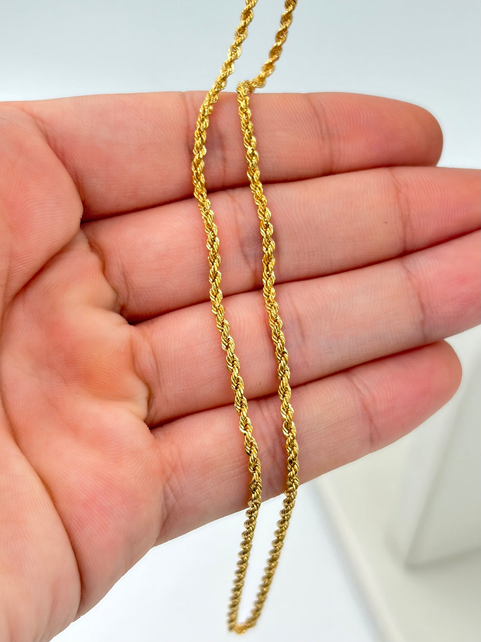 Cadena It lazo Oro amarillo 18k 3 Gr / 2 mm / 60 Cm
