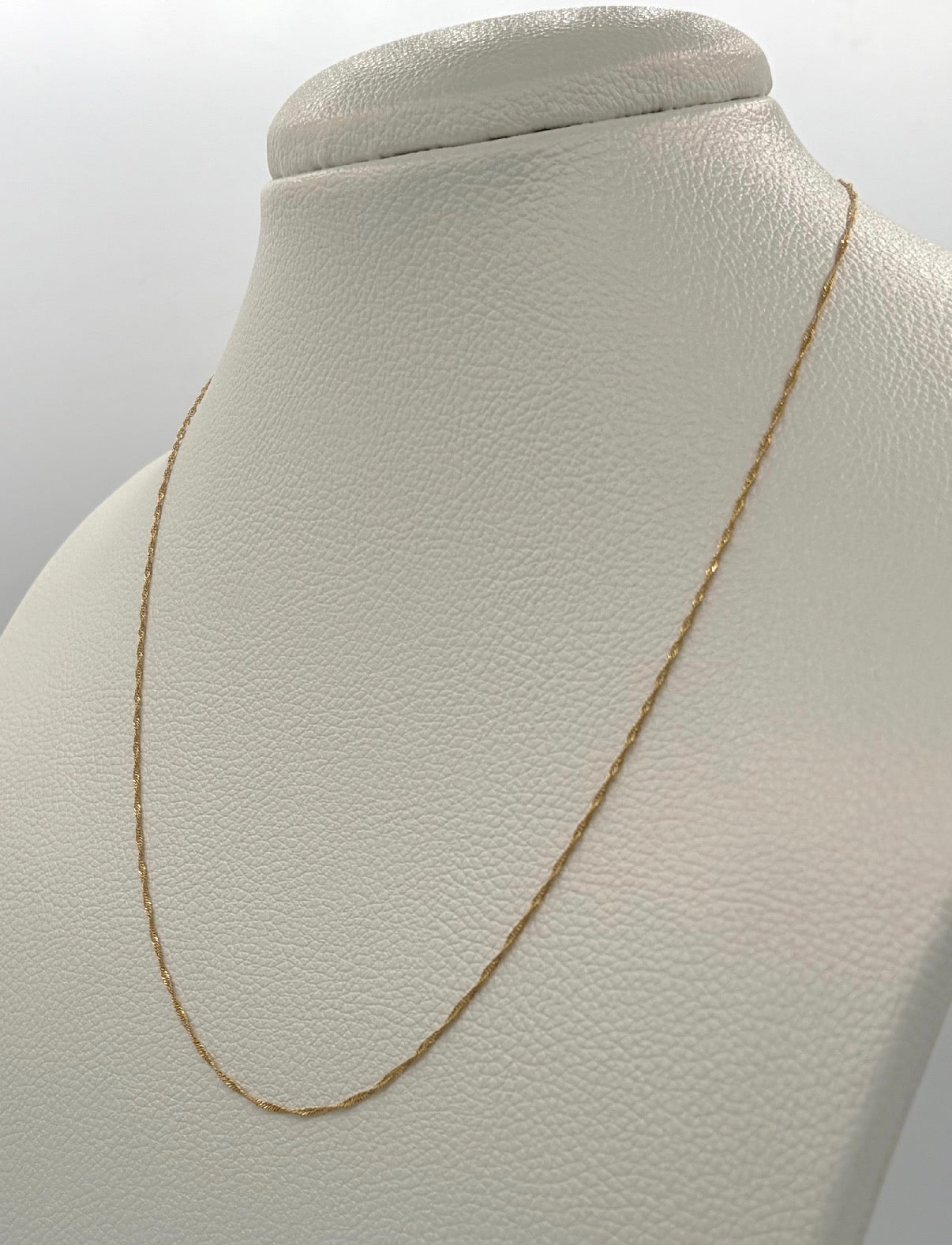 Cadena It Singapur Oro amarillo 18k 1,10 Gr / 1,0 mm / 50 Cm