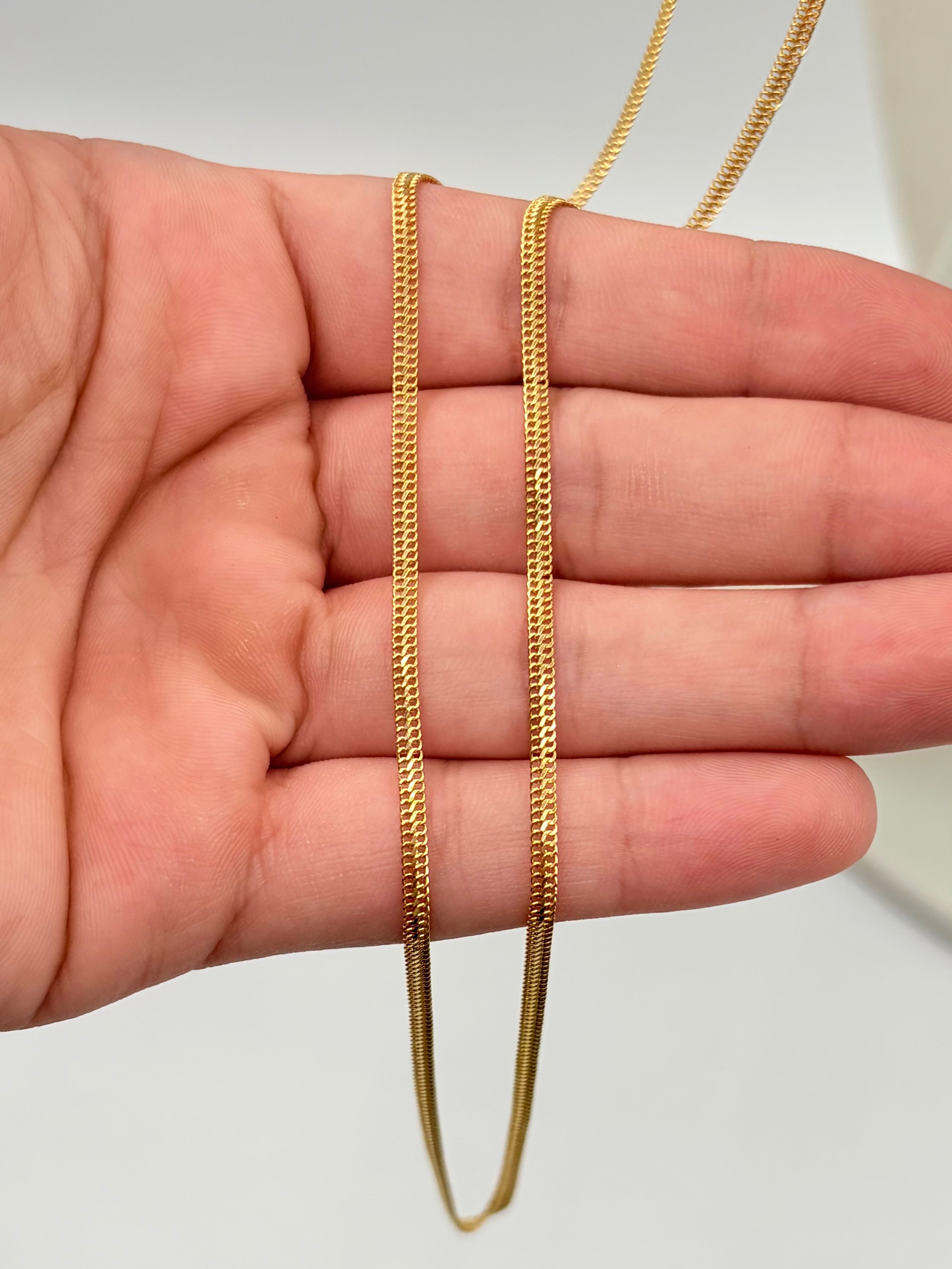 Cadena It Mini sedusa Oro amarillo 18k +1 / 2,89 Gr / 2,0 mm / 60 Cm