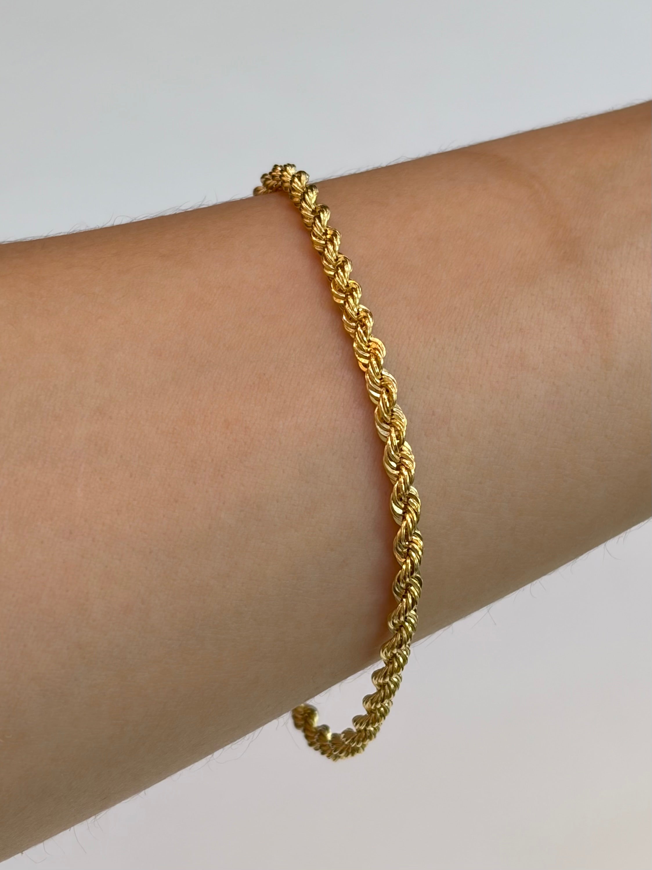 Pulso It lazo Oro amarillo 18k +1 / 3,20 Gr / 3 mm / 19,4 Cm