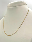 Cadena It mini cubana Oro amarillo 18k 2,09 Gr / 1,0 mm / 45 Cm
