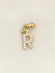 Dije Inicial R Oro amarillo 18k 0,83 Gr / 0,6 mm