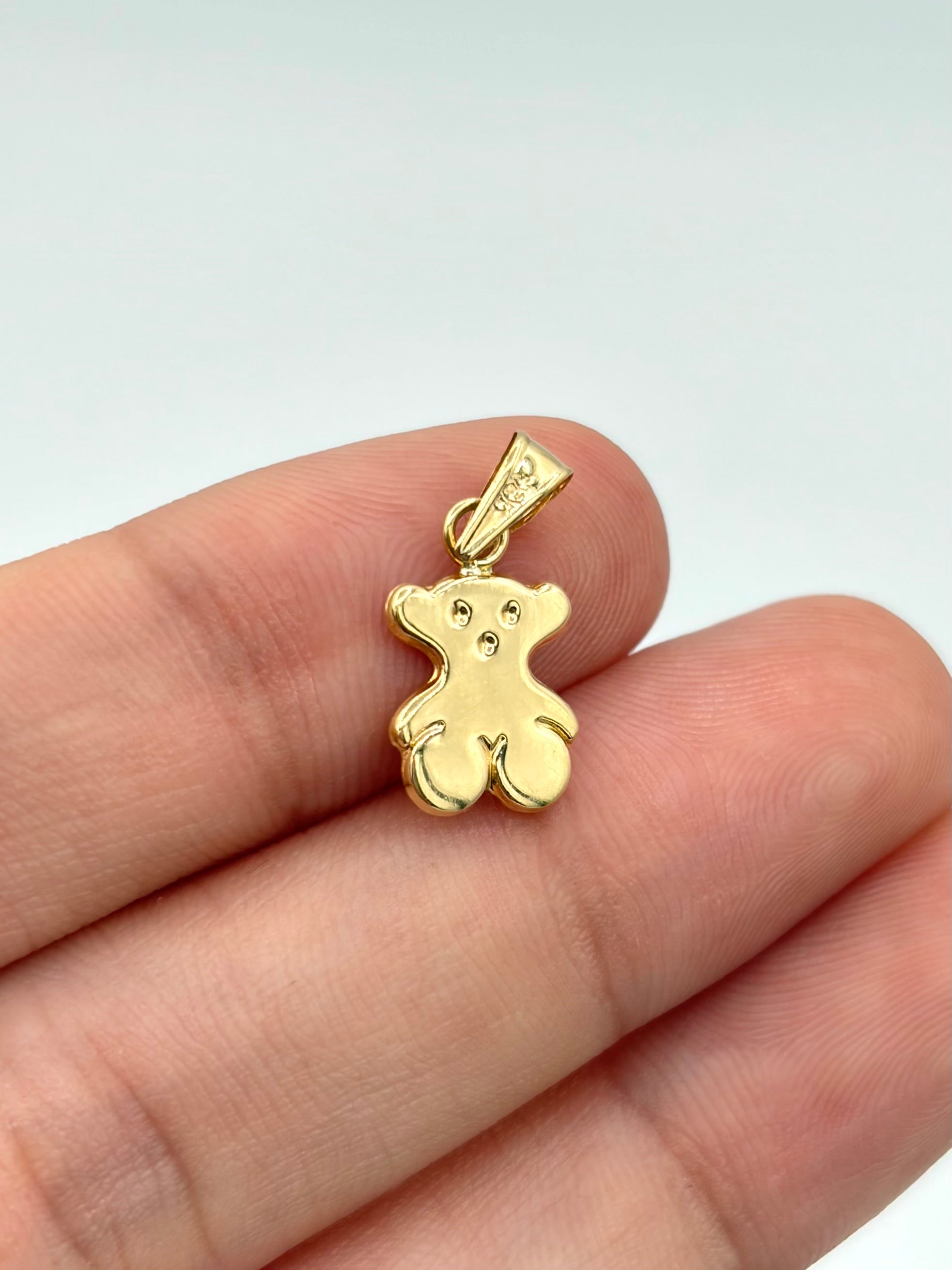 Dije oso ts Oro amarillo 18k 0,48 Gr / 6,8 mm / 2,0 Cm