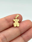 Dije oso ts Oro amarillo 18k 0,48 Gr / 6,8 mm / 2,0 Cm