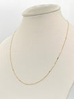 Cadena It singapur espejo Oro amarillo 18k 1,41 Gr / 1 mm / 45 Cm
