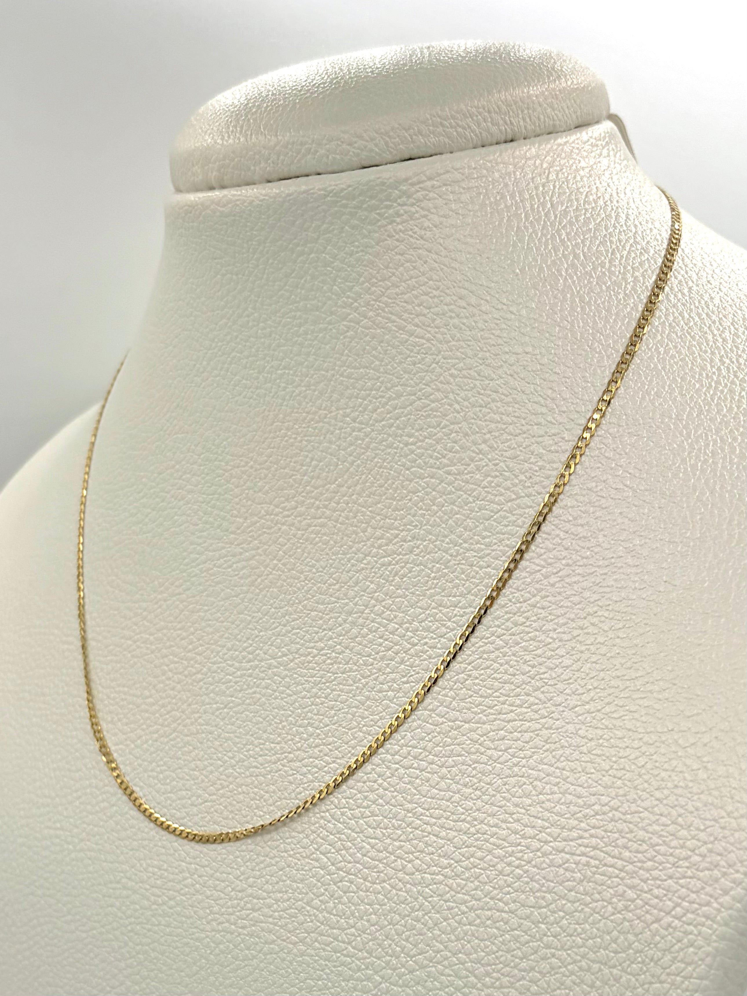 Cadena It Mini cubana Oro amarillo 18k 3,08 Gr / 1,1 mm / 45 Cm