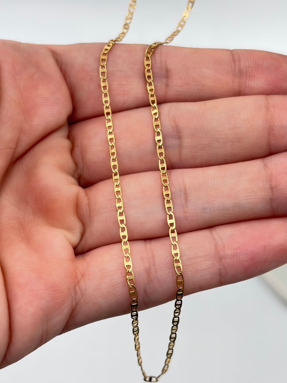 Cadena It plana Oro amarillo 18k 1,70 Gr / 1 mm / 50 Cm