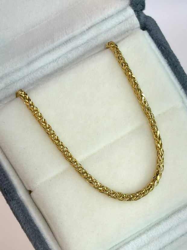 Pulso It franco Oro amarillo 18k +1 / 2,28 Gr / 3,5 mm / 18,5 Cm