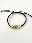 Pulsera tejida 2BL #7 murralla  Oro amarillo 18k 0,63 Gr