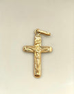 Dije cruz cristo Oro amarillo 18k 0,46 Gr / 2,8 Cm