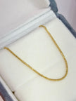 Pulso It mini franco Oro amarillo 18k +1 / 0,74 Gr / 0,99 mm / 19 Cm