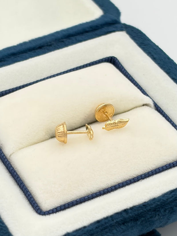 Topos pluma  Oro amarillo 18k 0,48 Gr / 2 mm