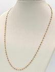 Cadena eslabon gc Tres oros 18k 6,37 Gr / 3 mm / 60 Cm Broche 0,15