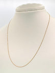 Cadena It Mini militar Oro amarillo 18k +1 / 2,10 Gr / 1,0 mm / 50 Cm