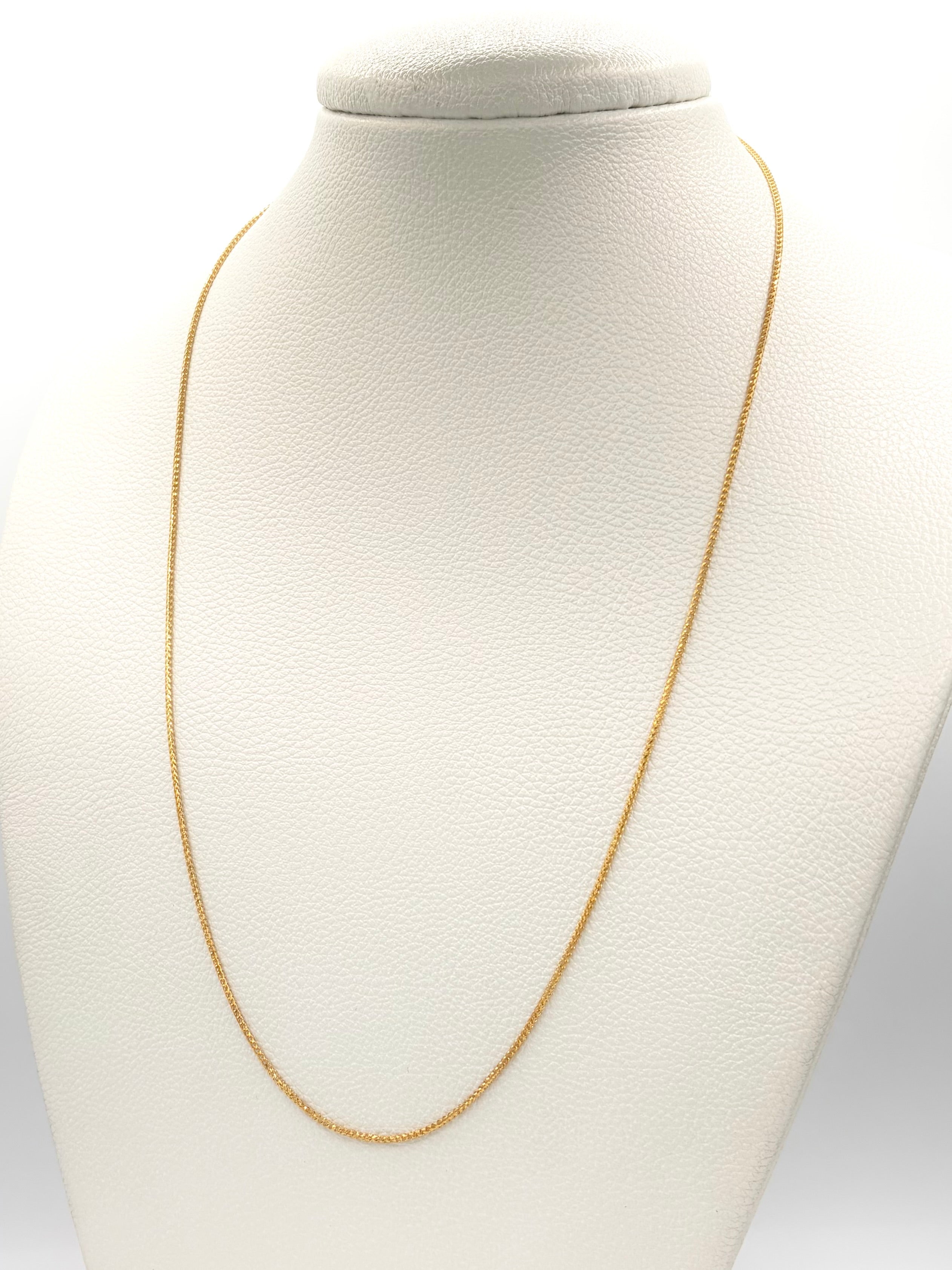 Cadena It Franco Oro amarillo 18k +1 / 5,90 Gr / 1,1 mm / 60 Cm