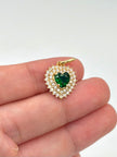 Dije Corazon circones  Oro amarillo 18k 2,15 Gr / 1,5 Cm