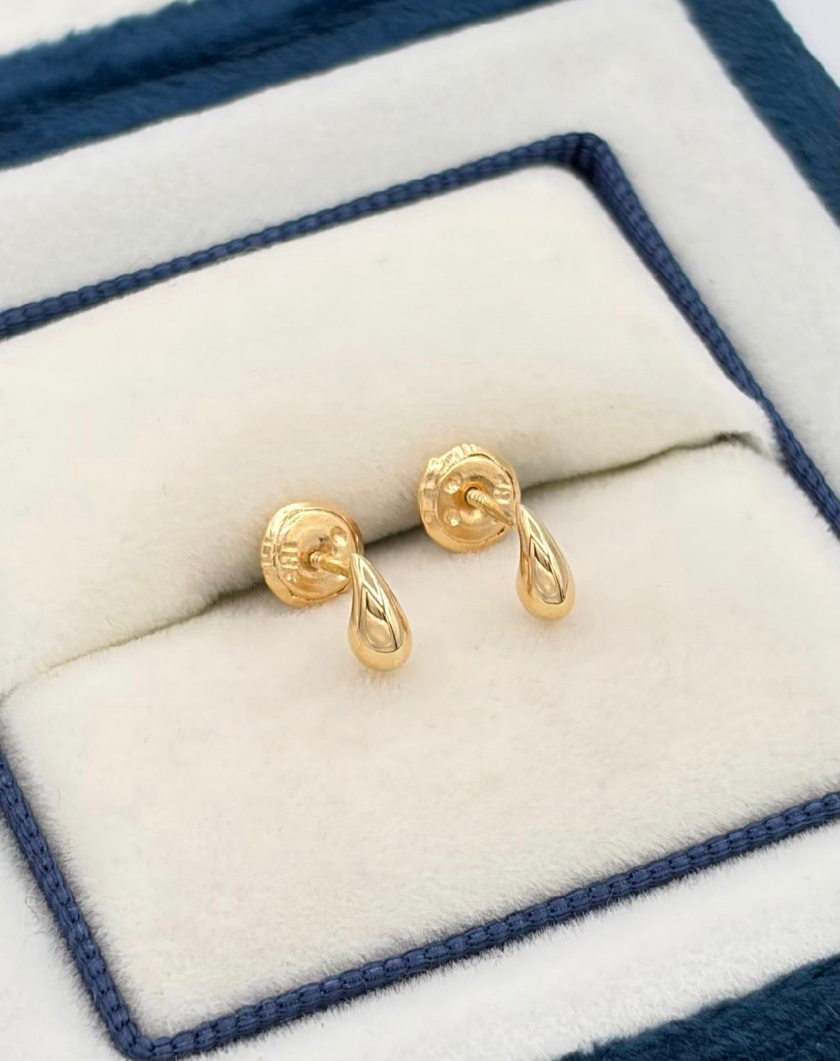 Topos gota Oro amarillo 18k 0,63 Gr / 3 mm