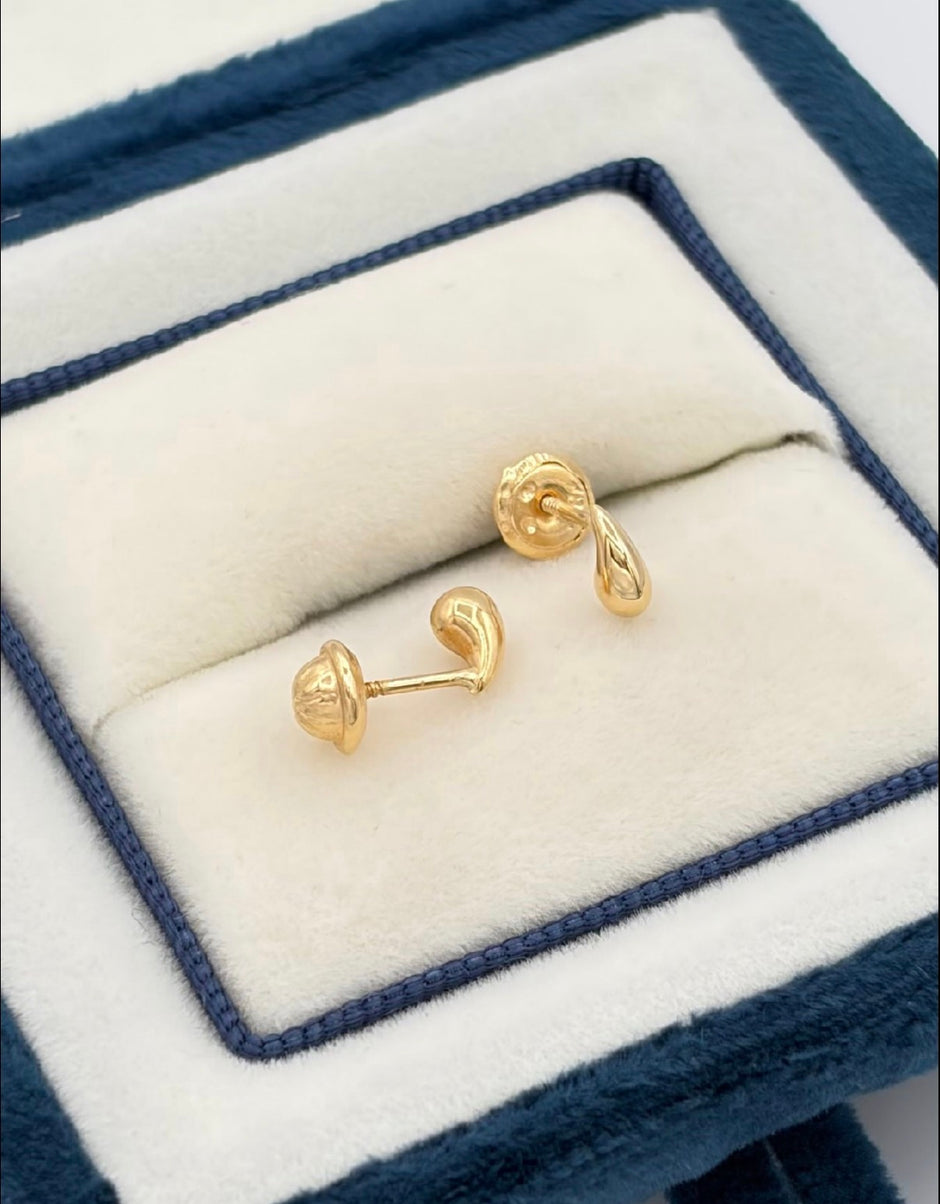 Topos gota Oro amarillo 18k 0,63 Gr / 3 mm